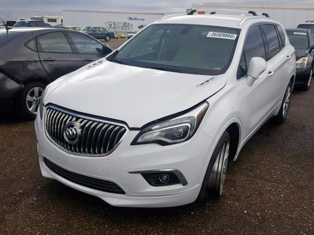 LRBFXBSA8HD053300 - 2017 BUICK ENVISION E WHITE photo 2