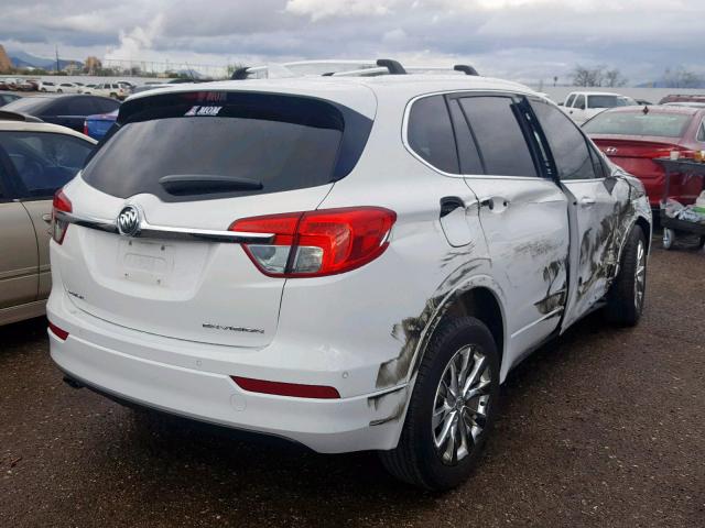 LRBFXBSA8HD053300 - 2017 BUICK ENVISION E WHITE photo 4