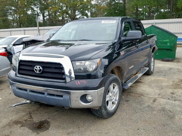 5TBDV54198S518726 - 2008 TOYOTA TUNDRA CRE BLACK photo 2