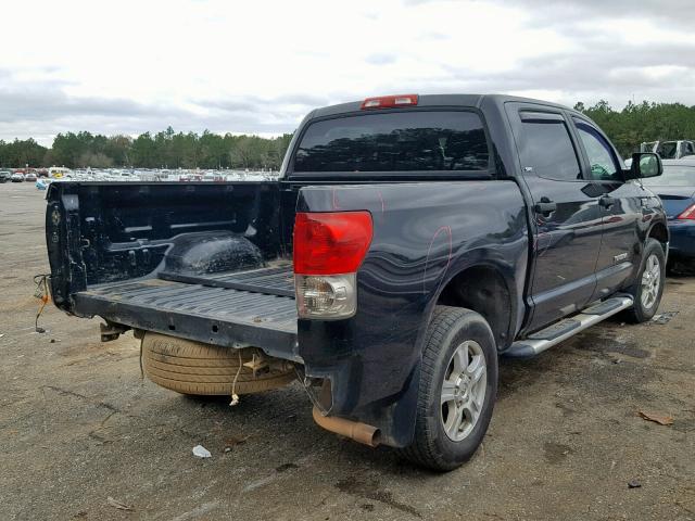 5TBDV54198S518726 - 2008 TOYOTA TUNDRA CRE BLACK photo 4