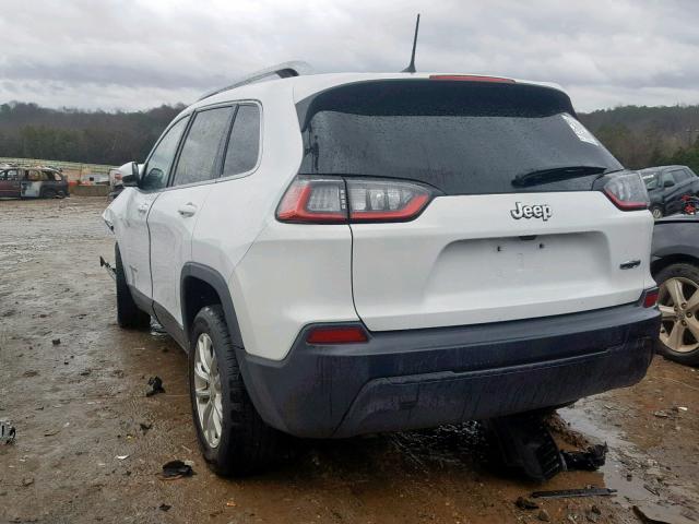 1C4PJLCB8KD175439 - 2019 JEEP CHEROKEE L WHITE photo 3