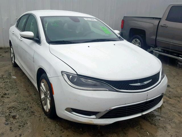 1C3CCCAB3FN685763 - 2015 CHRYSLER 200 LIMITE WHITE photo 1