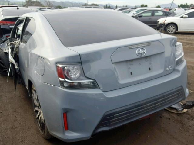 JTKJF5C78FJ010800 - 2015 TOYOTA SCION TC ნაცრისფერი ფოტო 3