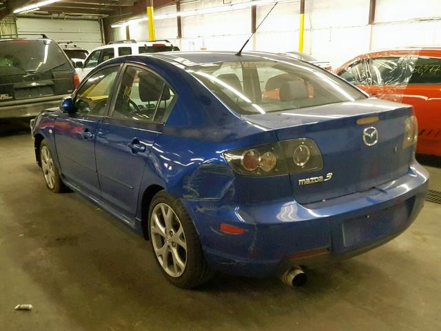 JM1BK323071678778 - 2007 MAZDA 3 S BLUE photo 3