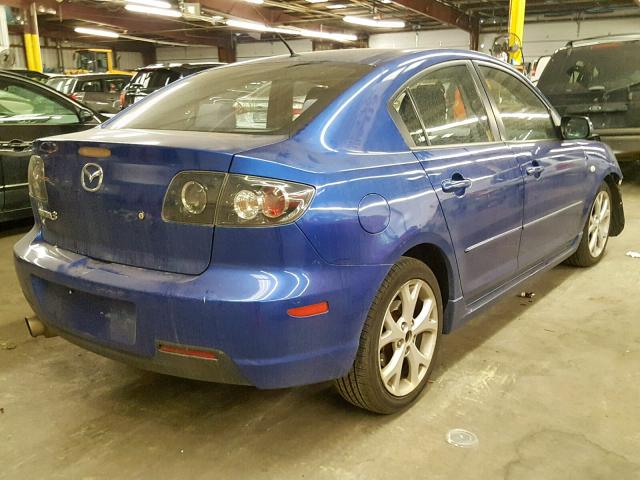 JM1BK323071678778 - 2007 MAZDA 3 S BLUE photo 4