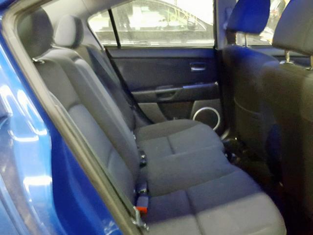 JM1BK323071678778 - 2007 MAZDA 3 S BLUE photo 6