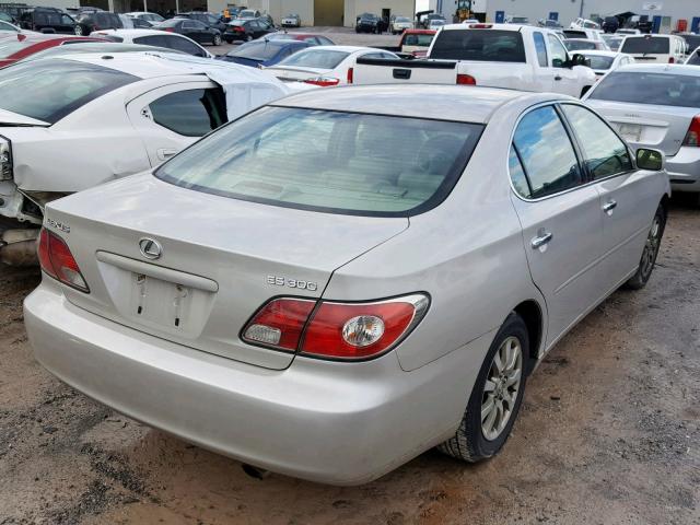 JTHBF30GX30138606 - 2003 LEXUS ES 300 GRAY photo 4