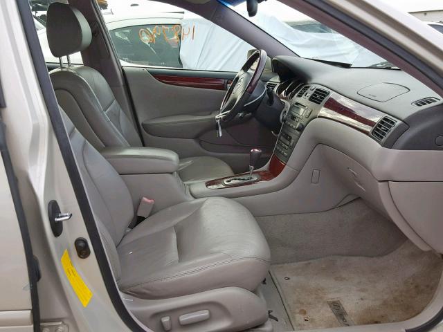 JTHBF30GX30138606 - 2003 LEXUS ES 300 GRAY photo 5