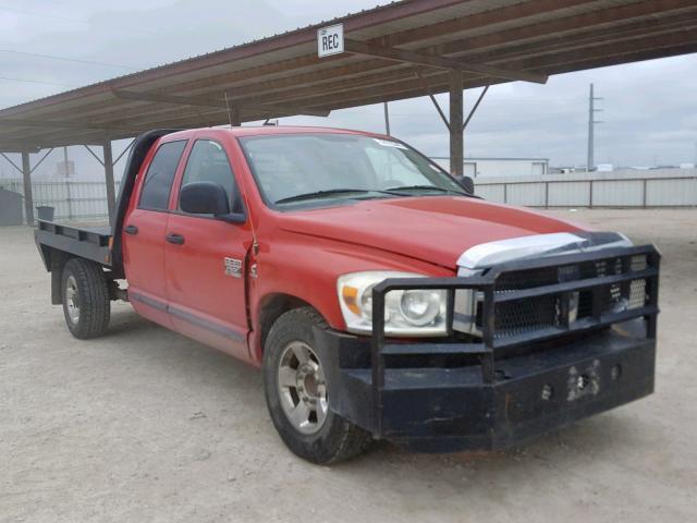 3D7KR28C07G716644 - 2007 DODGE RAM 2500 S RED photo 1