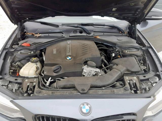 WBA1J7C5XEVW84628 - 2014 BMW M235I CHARCOAL photo 7