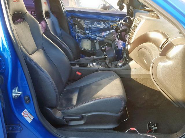 JF1GV8J69DL003183 - 2013 SUBARU IMPREZA WR BLUE photo 5