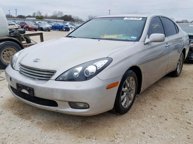 JTHBA30G140008732 - 2004 LEXUS ES 330 CREAM photo 2