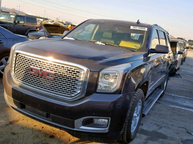 1GKS2CKJ4FR518874 - 2015 GMC YUKON DENA GRAY photo 2