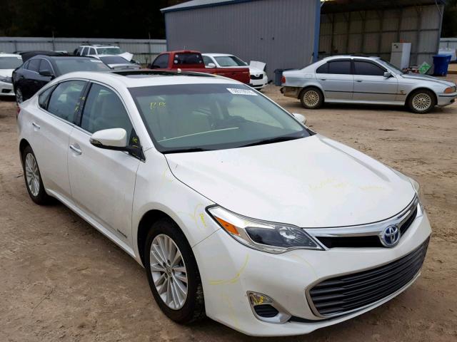 4T1BD1EB5DU016489 - 2013 TOYOTA AVALON HYB WHITE photo 1