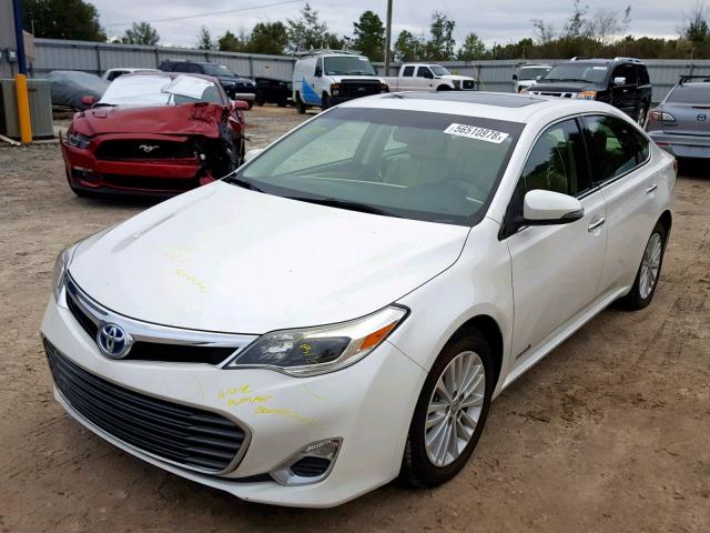 4T1BD1EB5DU016489 - 2013 TOYOTA AVALON HYB WHITE photo 2