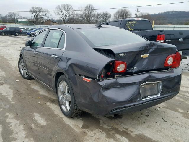 1G1ZC5E07CF264525 - 2012 CHEVROLET MALIBU 1LT GRAY photo 3