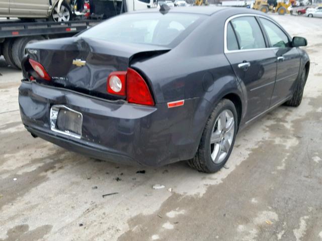 1G1ZC5E07CF264525 - 2012 CHEVROLET MALIBU 1LT GRAY photo 4