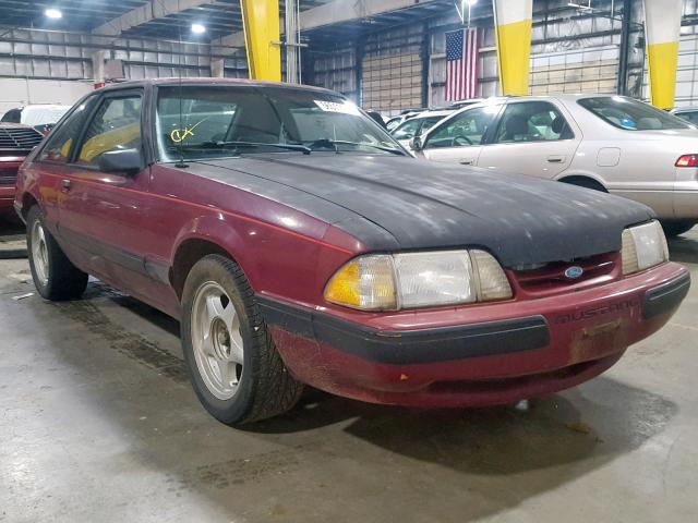 1FABP41A1KF190559 - 1989 FORD MUSTANG LX BURGUNDY photo 1