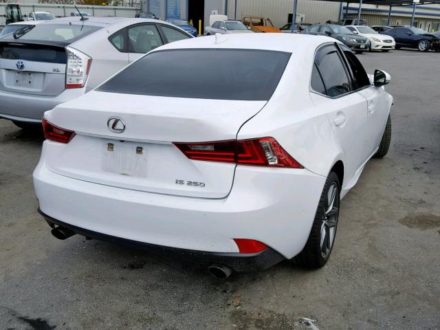 JTHBF1D29E5028042 - 2014 LEXUS IS 250 WHITE photo 4