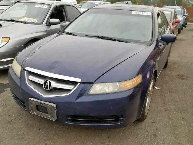 19UUA66236A013274 - 2006 ACURA 3.2TL BLUE photo 2