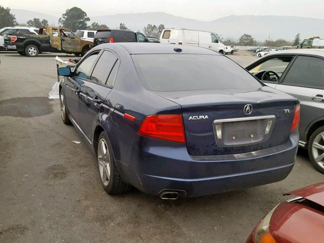 19UUA66236A013274 - 2006 ACURA 3.2TL BLUE photo 3