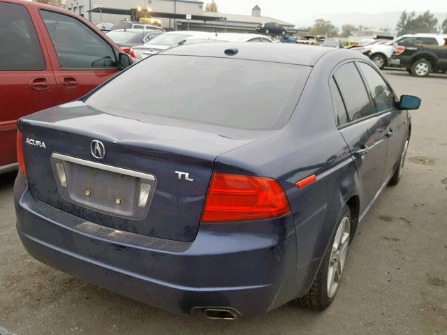 19UUA66236A013274 - 2006 ACURA 3.2TL BLUE photo 4