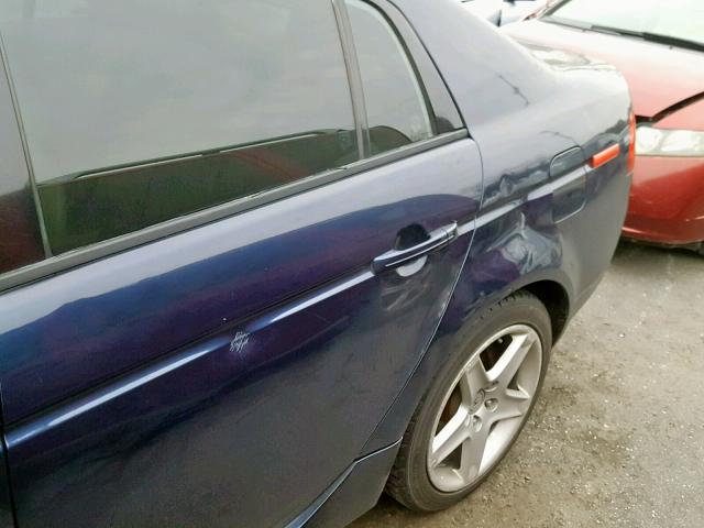 19UUA66236A013274 - 2006 ACURA 3.2TL BLUE photo 9