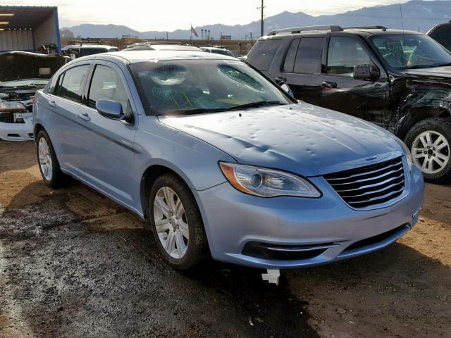 1C3CCBAB1DN671562 - 2013 CHRYSLER 200 LX BLUE photo 1