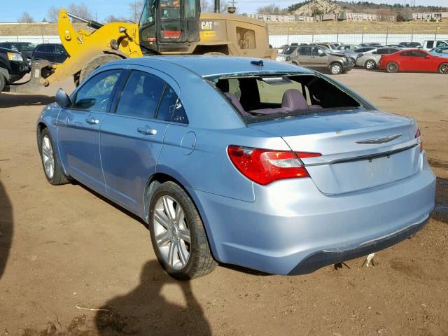 1C3CCBAB1DN671562 - 2013 CHRYSLER 200 LX BLUE photo 3