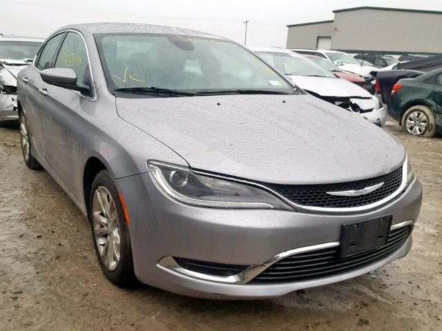 1C3CCCAB4FN745937 - 2015 CHRYSLER 200 LIMITE GRAY photo 1