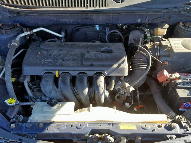 5Y2SL62843Z481568 - 2003 PONTIAC VIBE BLUE photo 7