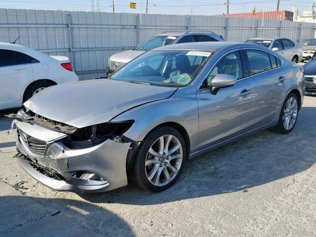 JM1GJ1V60E1125869 - 2014 MAZDA 6 TOURING SILVER photo 2