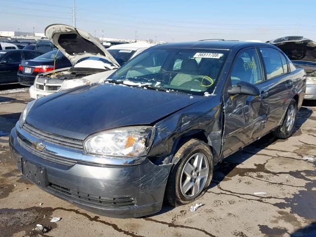 1G1ZT52885F114923 - 2005 CHEVROLET MALIBU LS ნაცრისფერი ფოტო 2