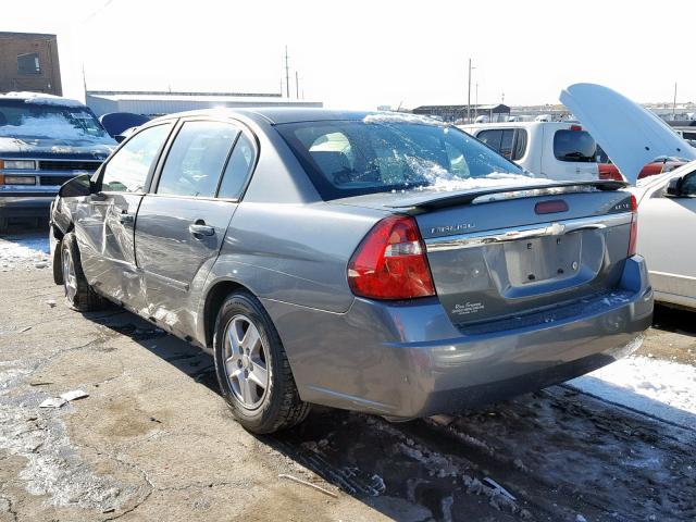 1G1ZT52885F114923 - 2005 CHEVROLET MALIBU LS ნაცრისფერი ფოტო 3