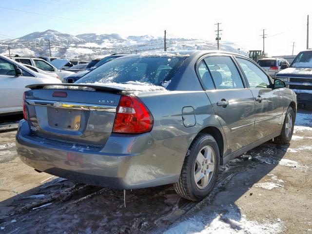 1G1ZT52885F114923 - 2005 CHEVROLET MALIBU LS ნაცრისფერი ფოტო 4
