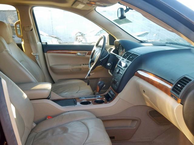 5GZER23728J185530 - 2008 SATURN OUTLOOK XR იასამნისფერი ფოტო 5