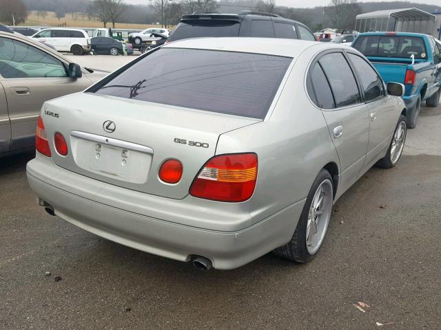 JT8BD68S5Y0100627 - 2000 LEXUS GS 300 SILVER photo 4