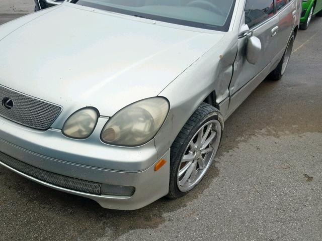 JT8BD68S5Y0100627 - 2000 LEXUS GS 300 SILVER photo 9