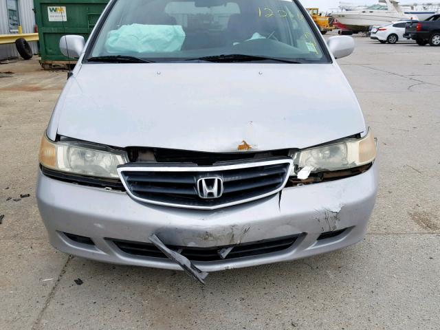 5FNRL18672B033949 - 2002 HONDA ODYSSEY EX SILVER photo 9