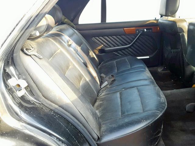 WDBCA35E0MA568750 - 1991 MERCEDES-BENZ 420 SEL BLACK photo 6