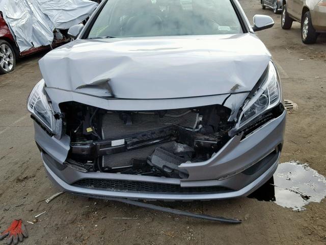 5NPE34AF9FH057848 - 2015 HYUNDAI SONATA SPO BLUE photo 7