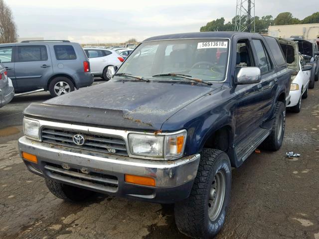 JT3VN39W1N8034719 - 1992 TOYOTA 4RUNNER VN BLUE photo 2