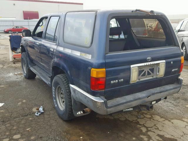 JT3VN39W1N8034719 - 1992 TOYOTA 4RUNNER VN BLUE photo 3