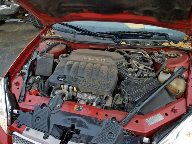 2G1WB5E31E1166259 - 2014 CHEVROLET IMPALA LIM RED photo 7