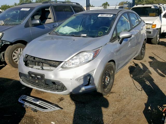 3FADP4AJ4DM226417 - 2013 FORD FIESTA S SILVER photo 2