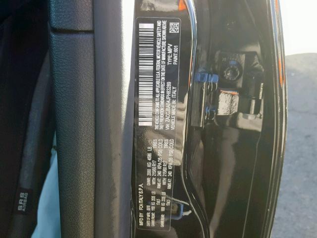 ZACCJBAB4JPH83289 - 2018 JEEP RENEGADE S 黑色 照片 10