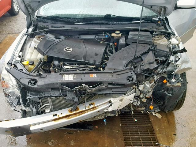 JM1BK343451230974 - 2005 MAZDA 3 HATCHBAC SILVER photo 7