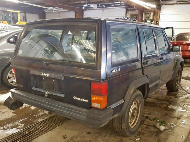 1JCML7811JT212435 - 1988 JEEP CHEROKEE BLACK photo 4