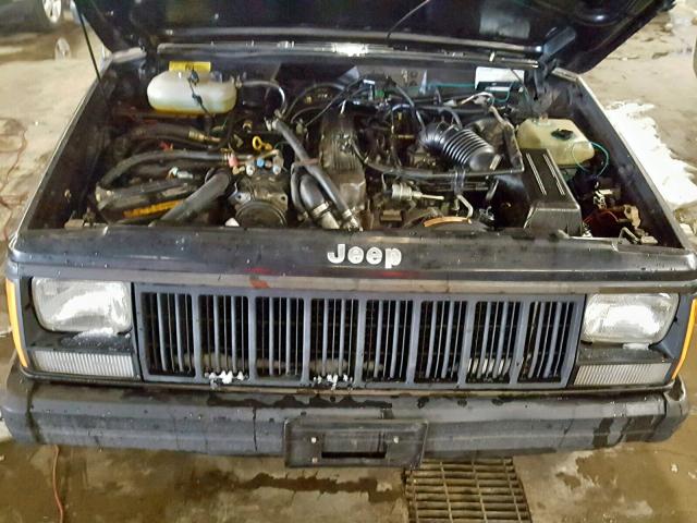 1JCML7811JT212435 - 1988 JEEP CHEROKEE BLACK photo 7