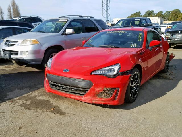 JF1ZCAB18H9603351 - 2017 SUBARU BRZ 2.0 PR RED photo 2